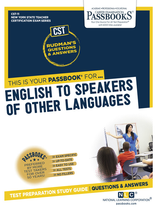 Cover image for English to Speakers of Other Languages